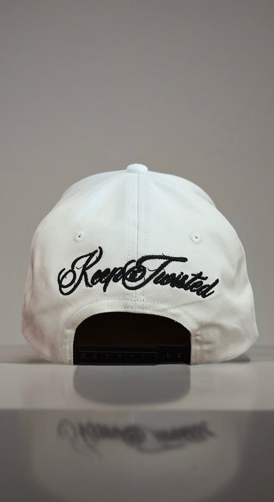 A Frame SnapBack - Cream, Black & Red