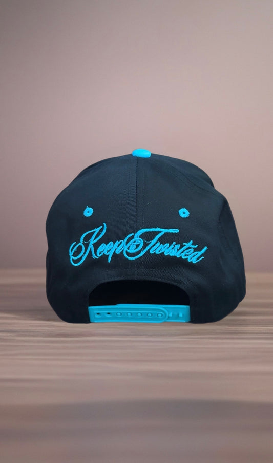 A Frame SnapBack- Black & Teal