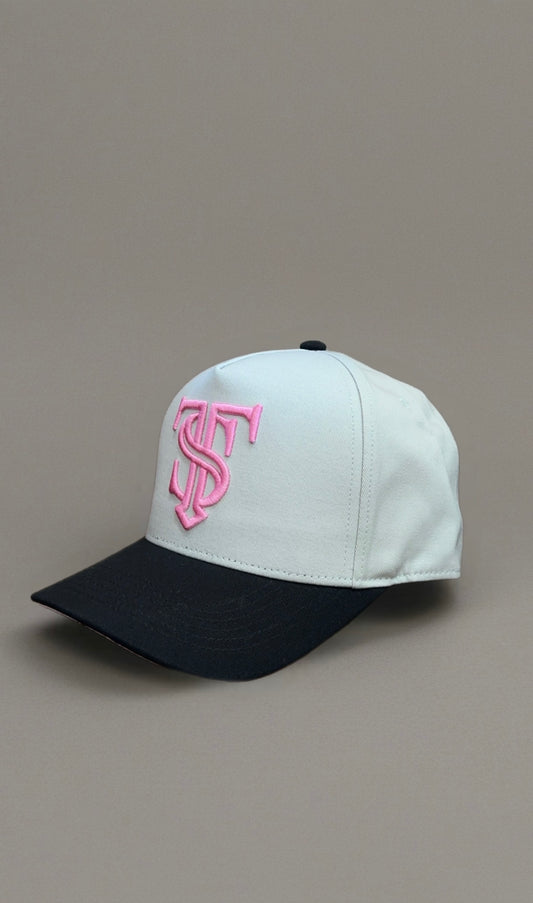 A Frame SnapBack - Pink,Grey&Black
