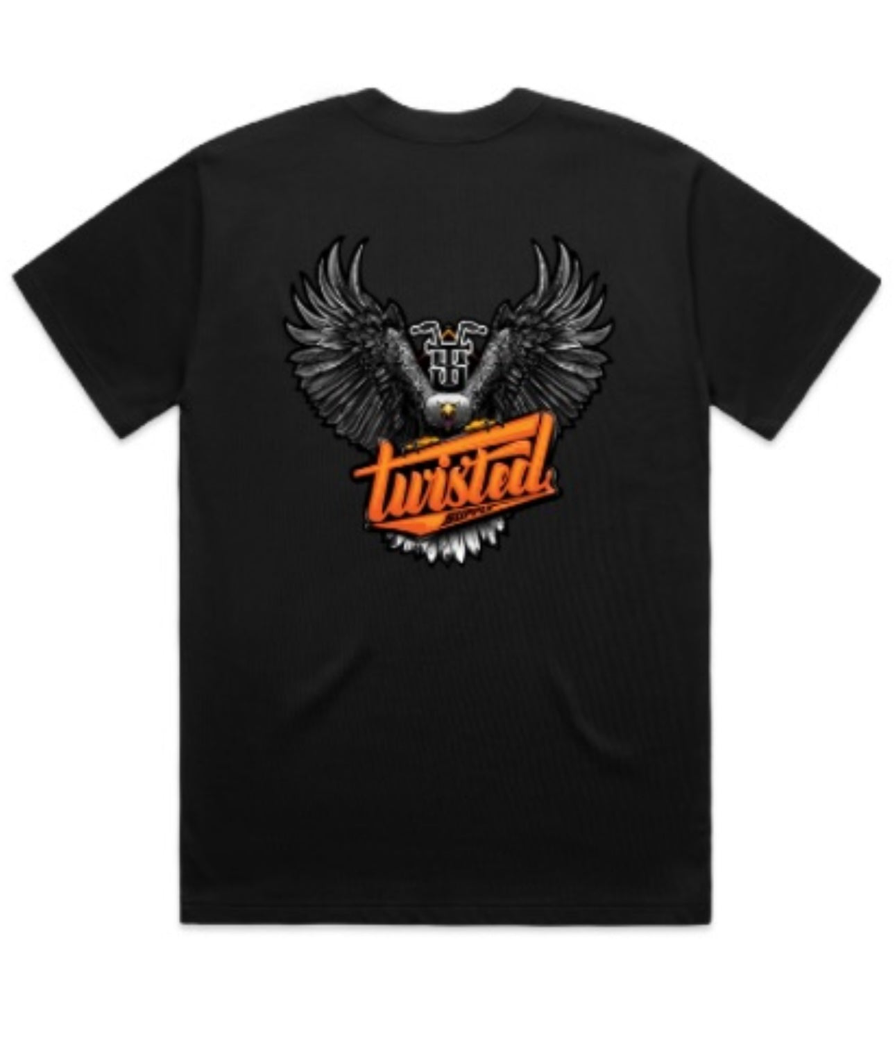 Oversized Heavy Tee Black Eagle