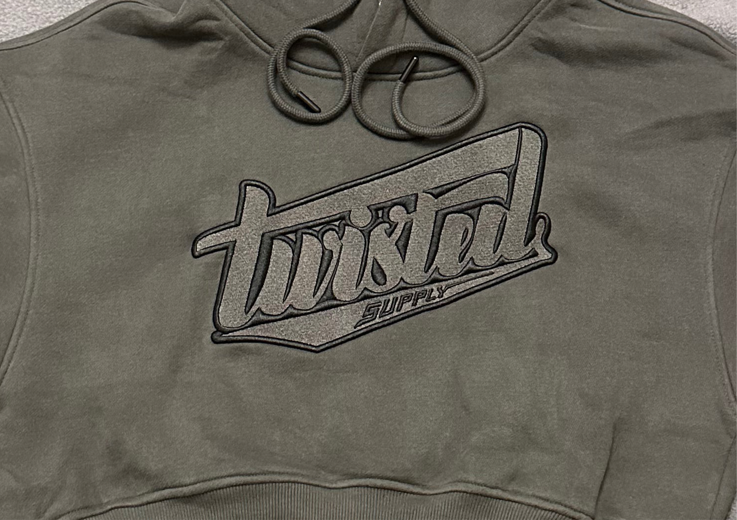 Cropped Hoodie - Grey