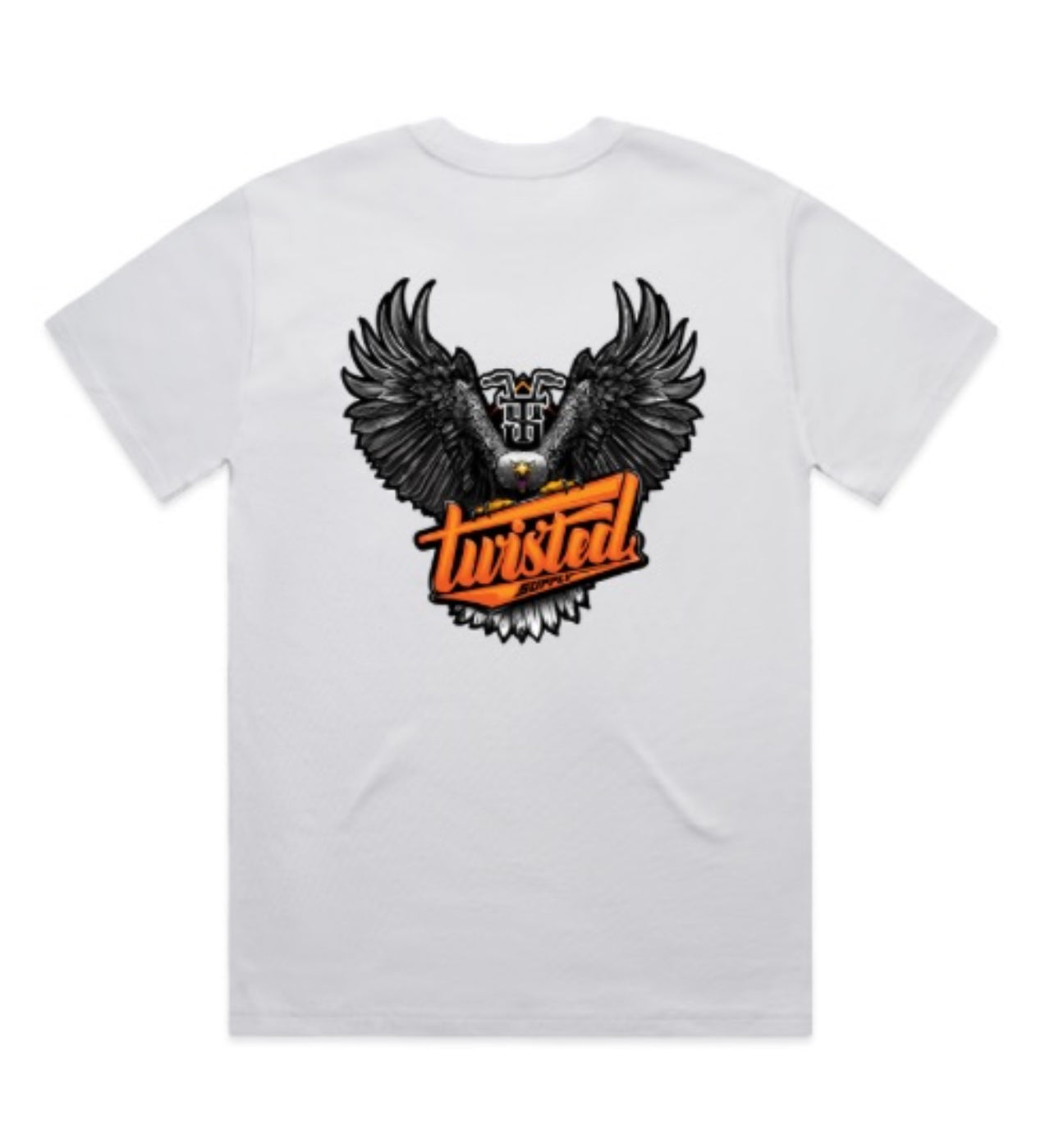 Oversized Heavy Tee White Eagle