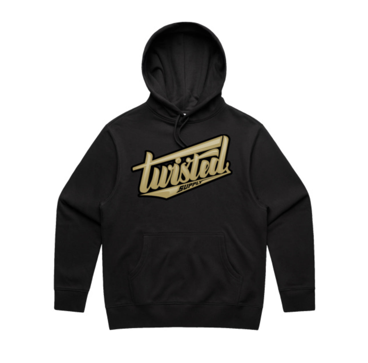 Twisted Koala Black Gold Hoodie