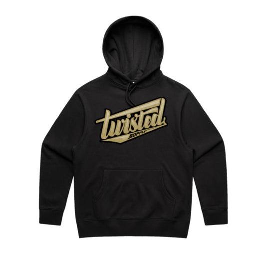Twisted Koala Black Gold Hoodie