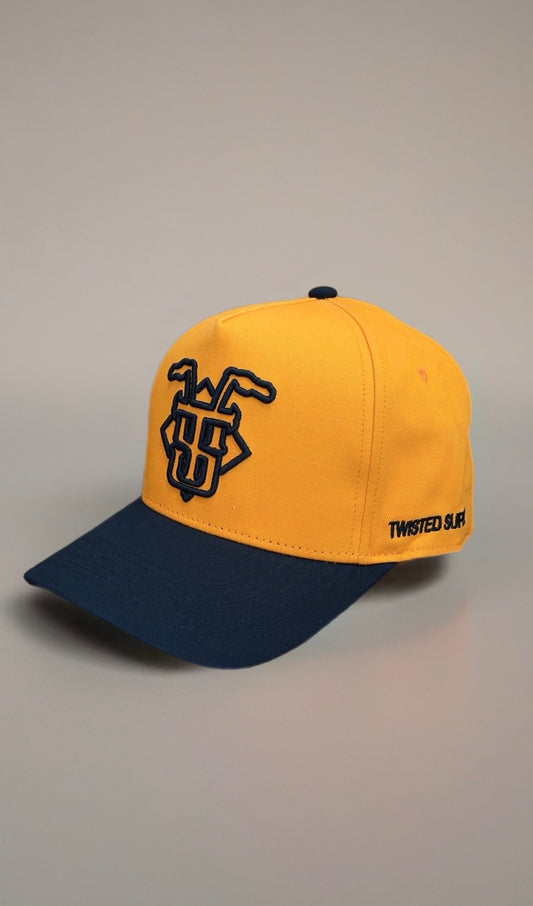 A Frame SnapBack- Orange & Black