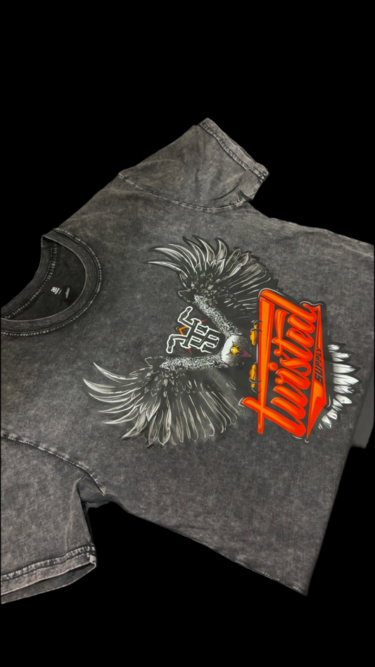 Stone Wash Eagle Tee