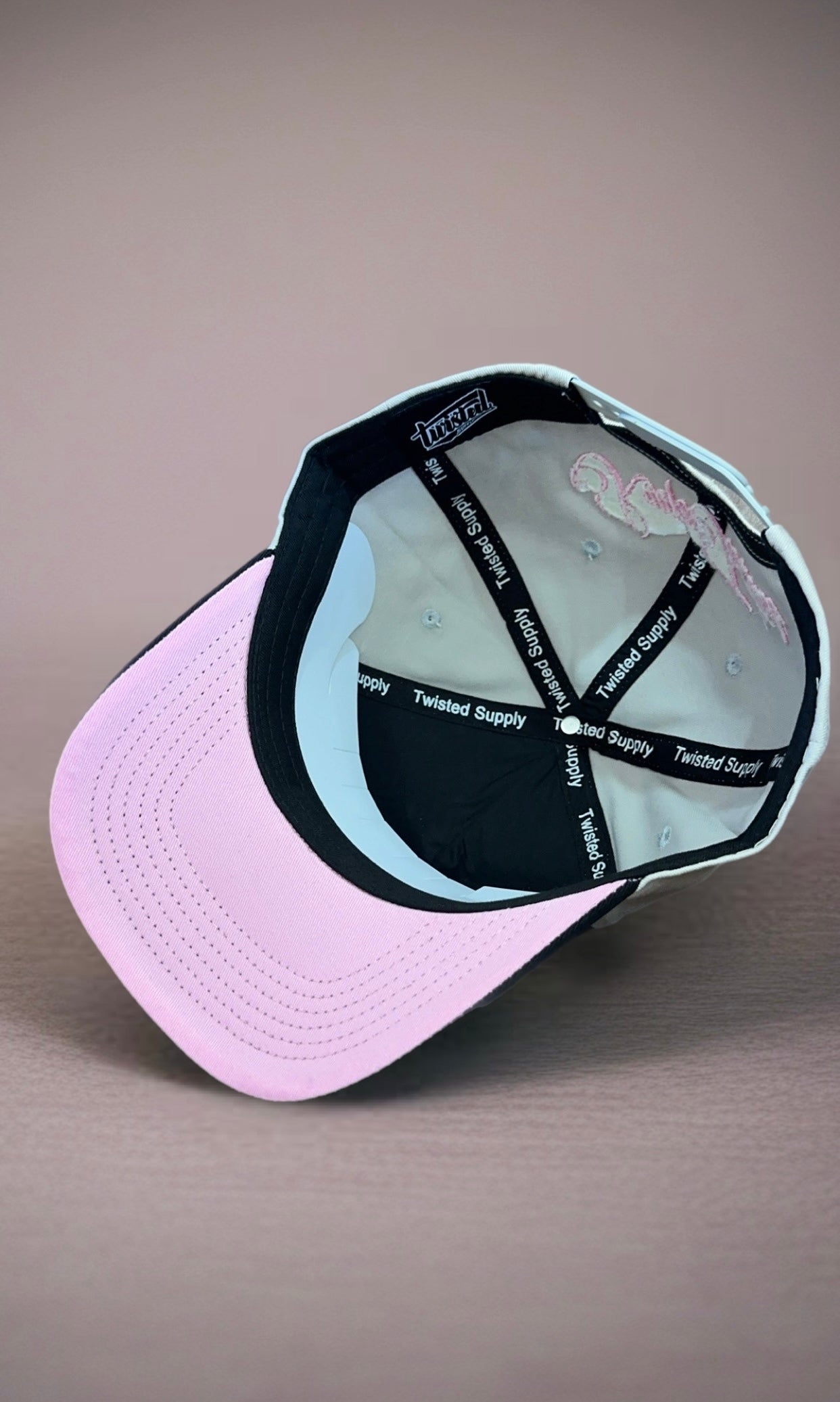 A Frame SnapBack - Pink,Grey&Black
