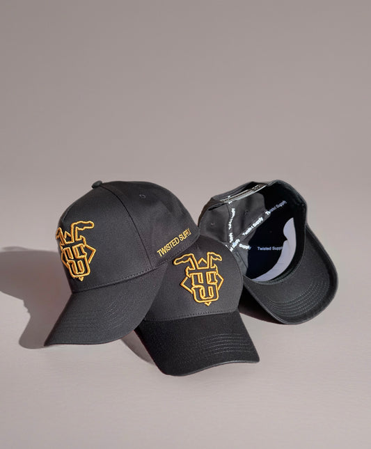 A-Frame SnapBack - Black & Gold